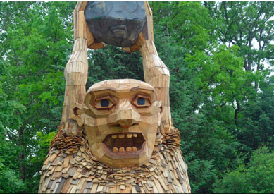 Wooden Troll