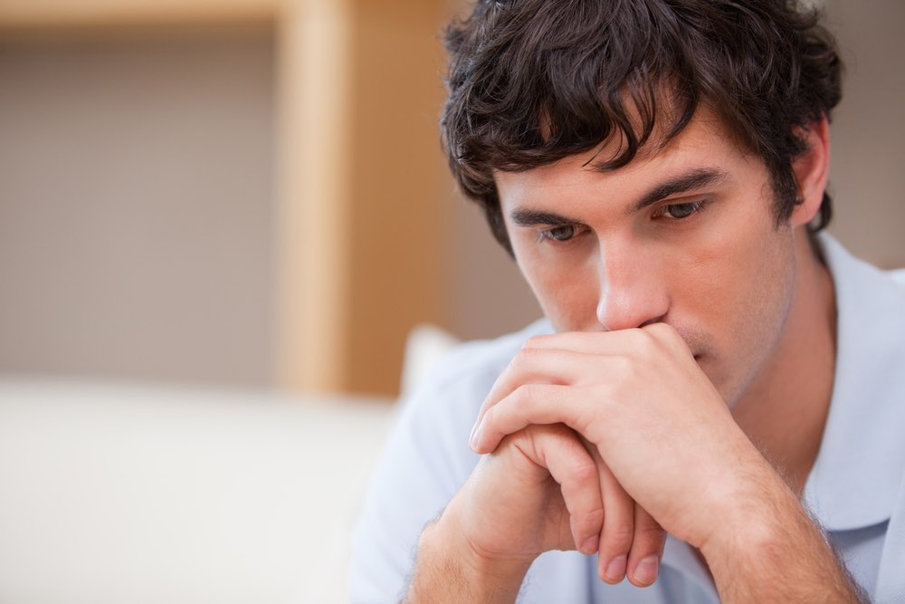 Vulnerability Young Man Sad Young Man